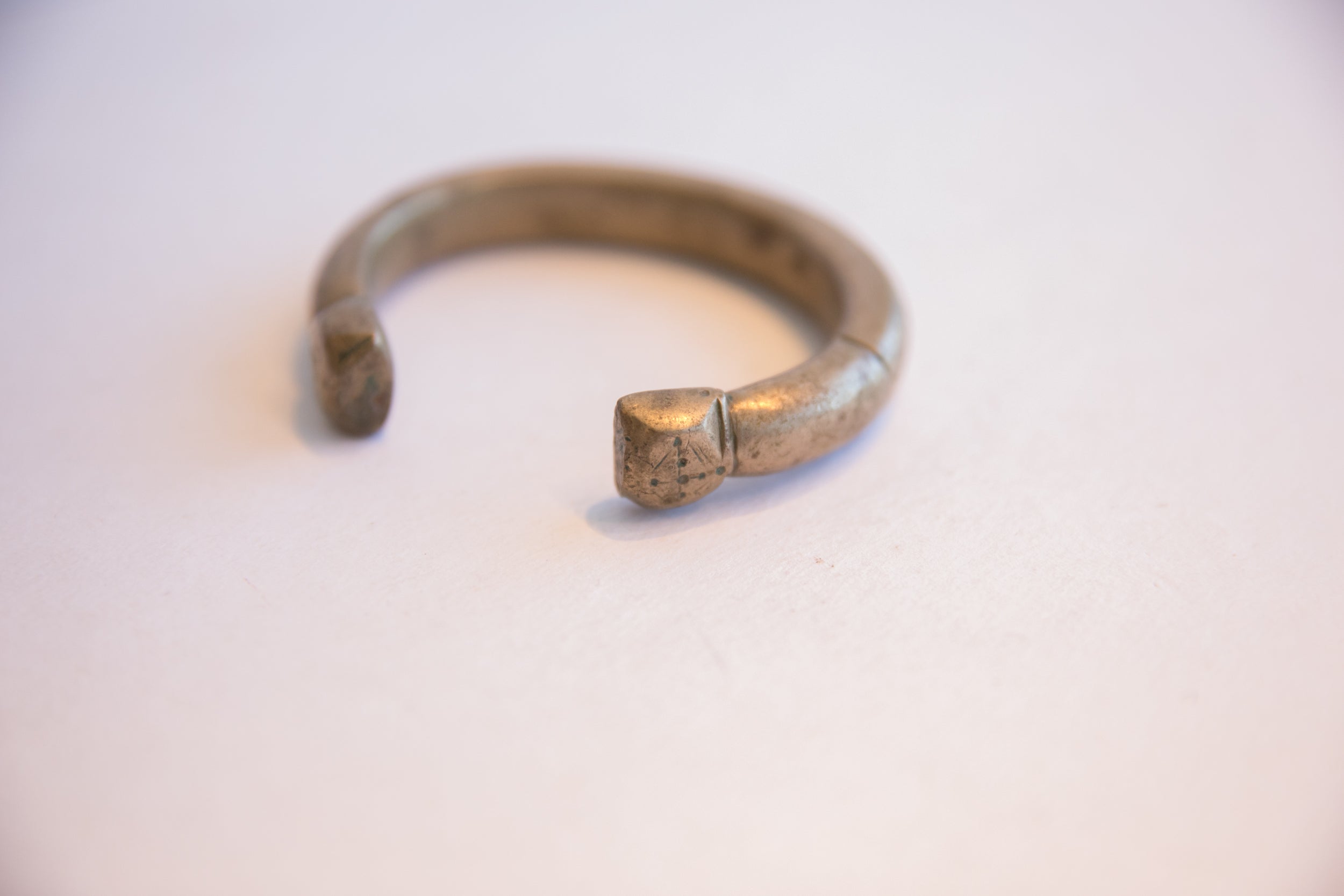 Antique African Bronze Snake Cuff Bracelet // ONH Item: ab02183, Image 1