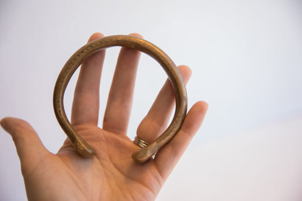 Antique African Snake Cuff Bracelet // ONH Item: ab02189, Image 5