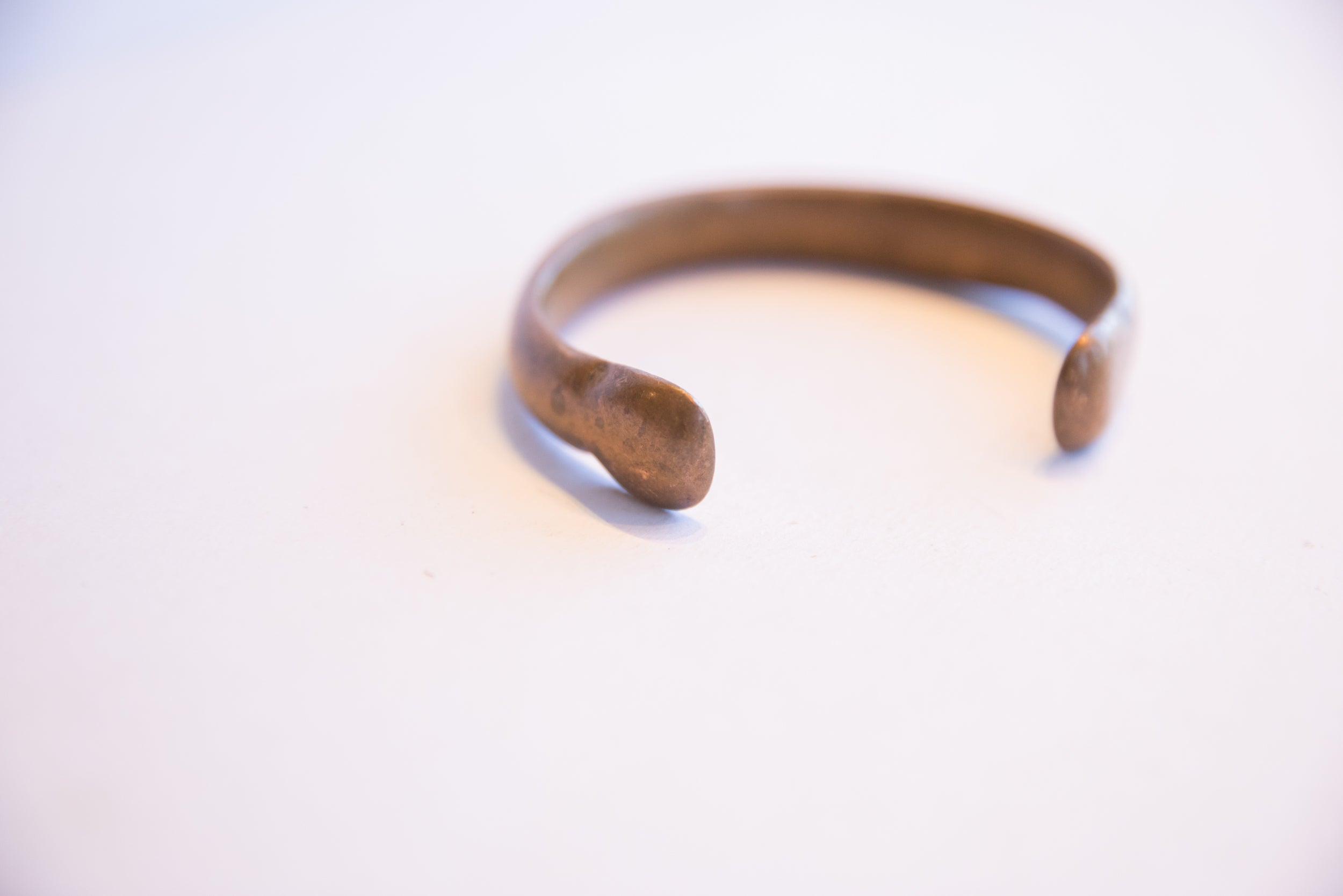 Antique African Snake Cuff Bracelet // ONH Item: ab02195, Image 1