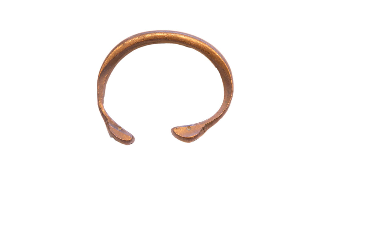 Antique African Snake Cuff Bracelet // ONH Item: ab02196