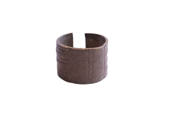 Vintage African Wide Cuff Bracelet // ONH Item: ab02231