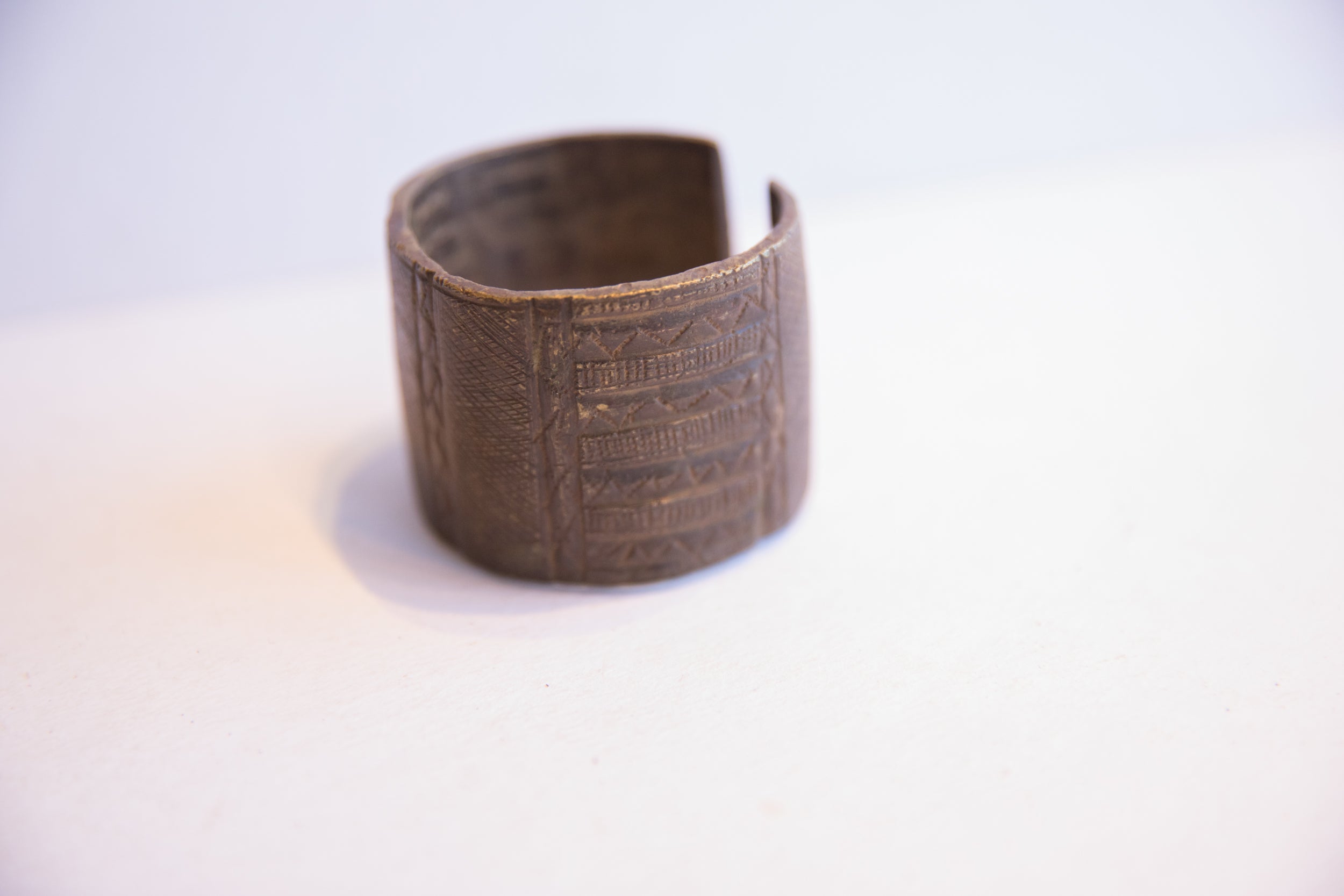 Vintage African Wide Cuff Bracelet // ONH Item: ab02231, Image 1