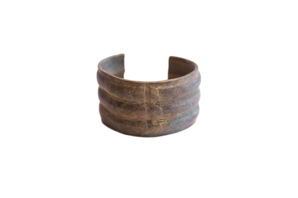 Vintage African Wide Cuff Bracelet // ONH Item: ab02232