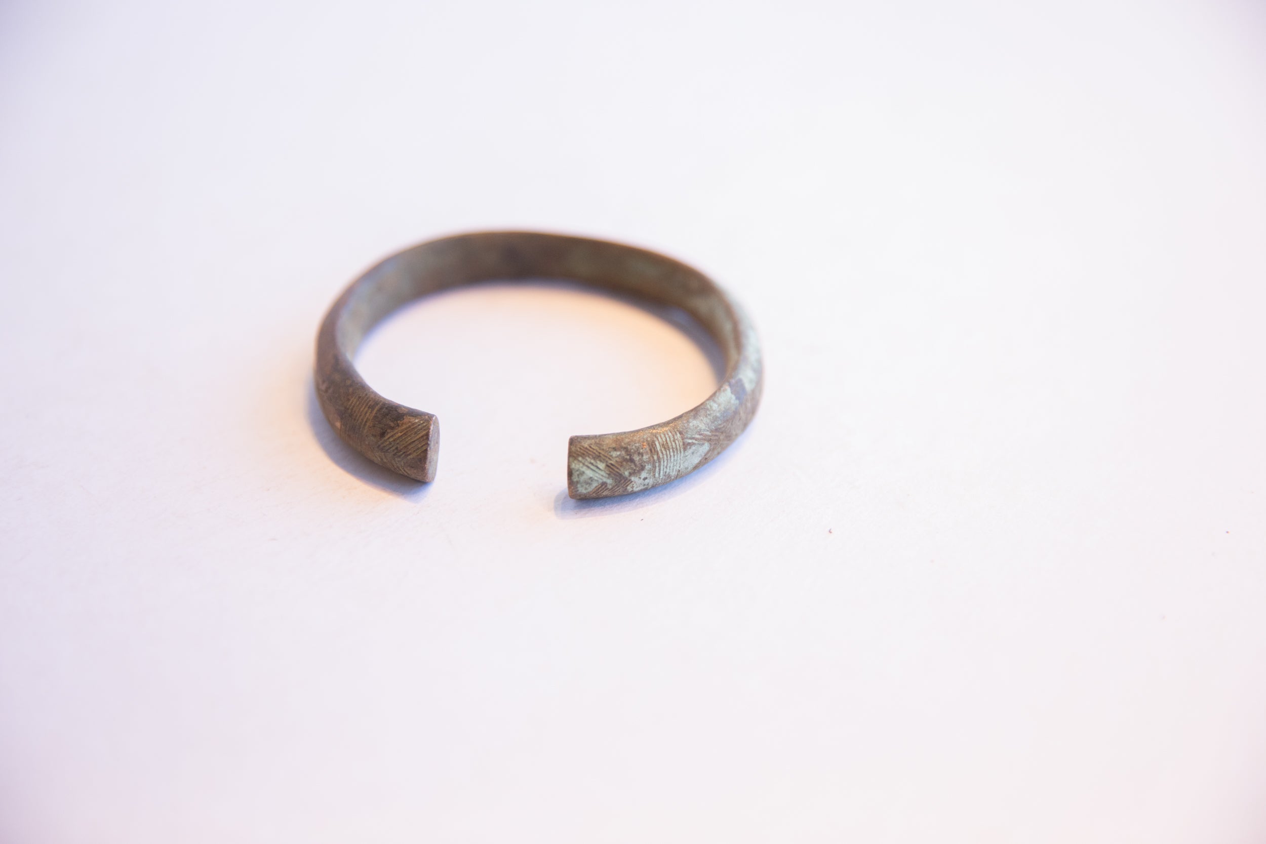 Vintage African Oxidized Cuff Bracelet // ONH Item: ab02257, Image 1