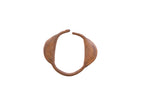 Vintage African Yoruba dance rattle bracelet with a rustic, oxidized metal patina.