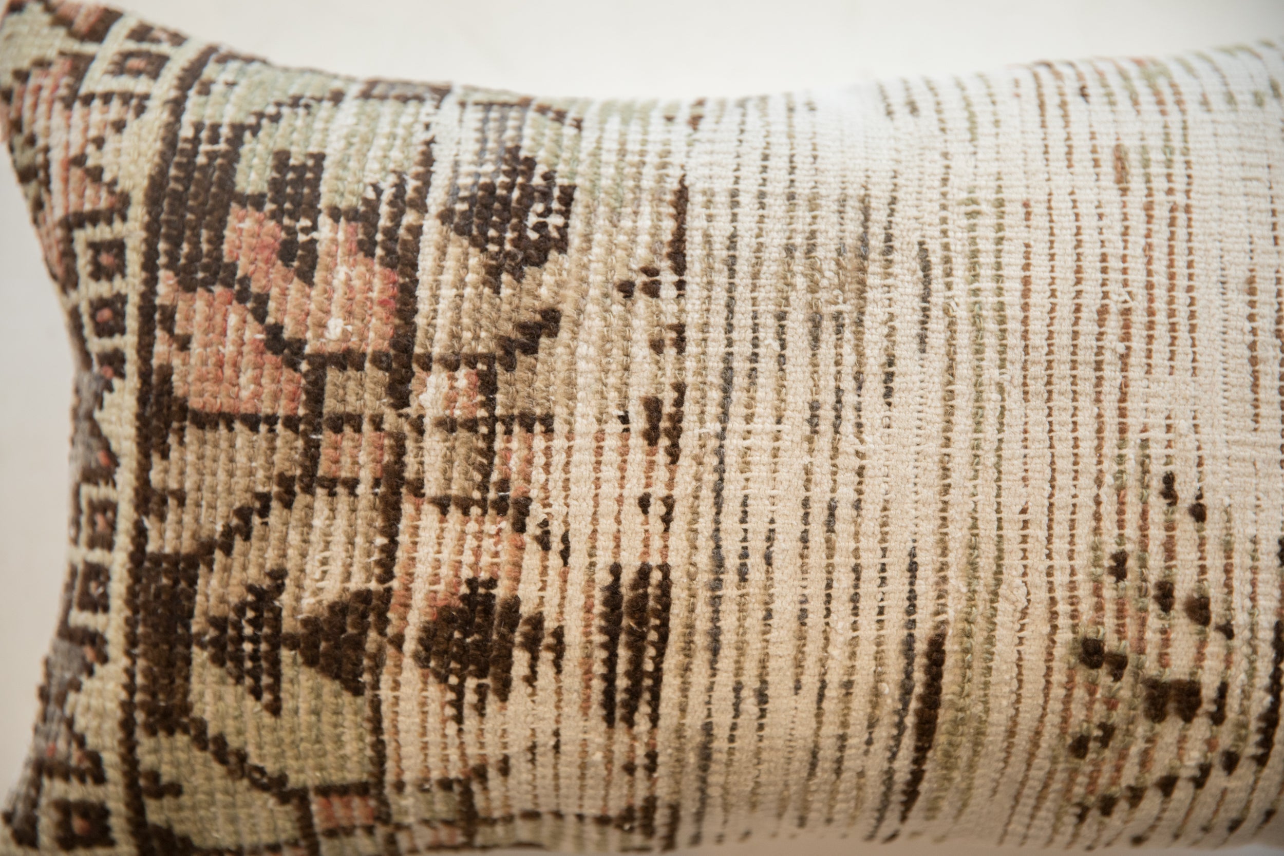 Vintage Rug Fragment Pillow // ONH Item AS11943A11950A Image 1