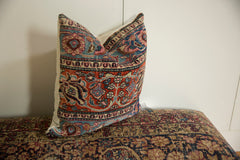 Vintage Meshed Rug Fragment Pillow // ONH Item AS13045A13021A, Image 4