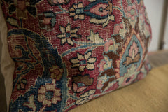 Vintage Meshed Rug Fragment Pillow // ONH Item AS13045A13027A, Image 5