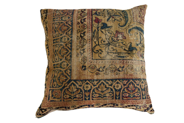 Antique Kerman Rug Fragment Pillow // ONH Item AS13045A13029A