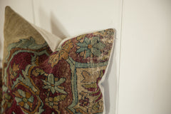 Antique Kerman Rug Fragment Pillow // ONH Item AS13045A13031A, Image 3