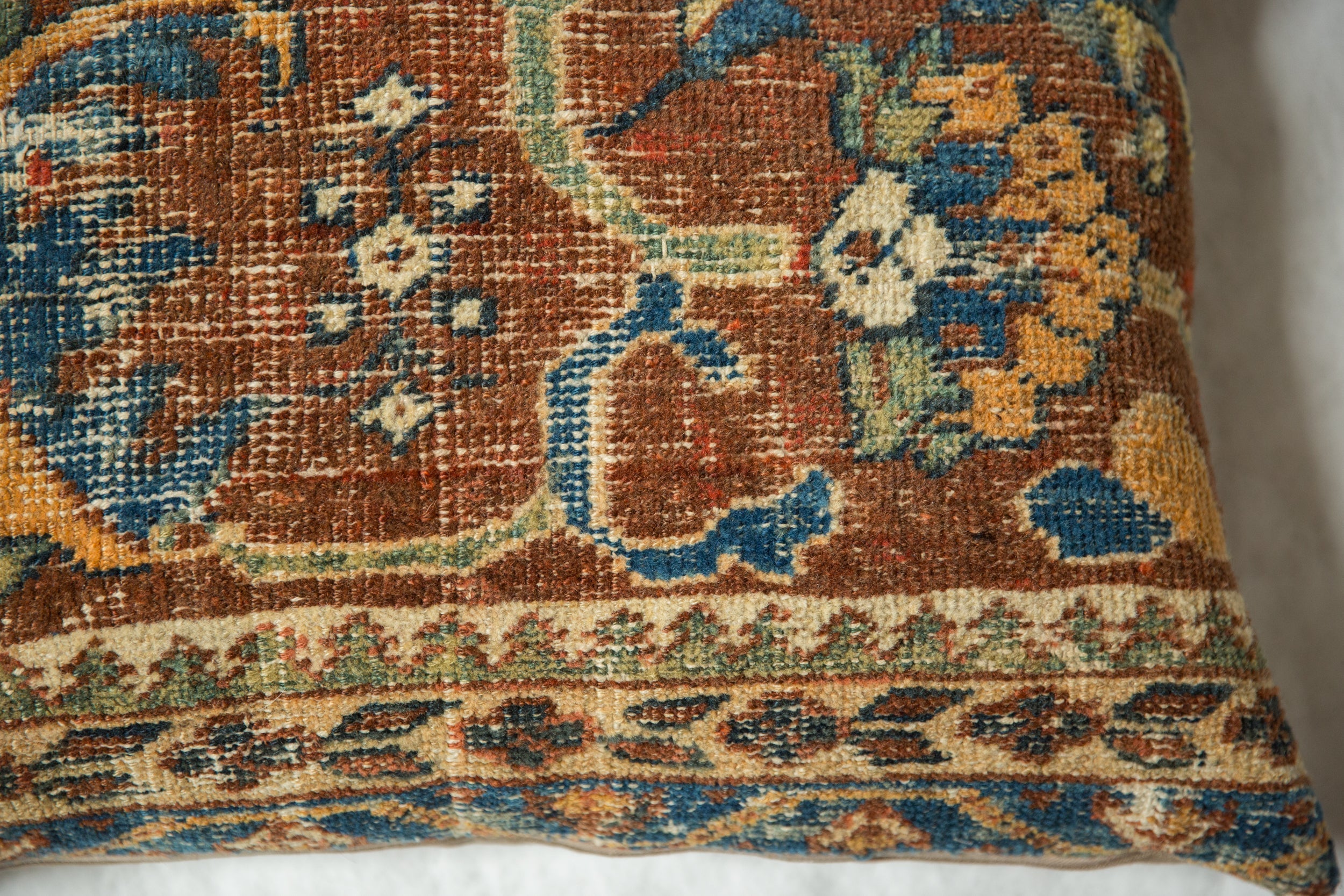 Antique Ziegler Mahal Rug Fragment Pillow // ONH Item AS13048A13035A, Image 1