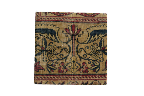 Decorative Cork Board Antique Kerman Rug Fragment Art // ONH Item AS13051A1108Z