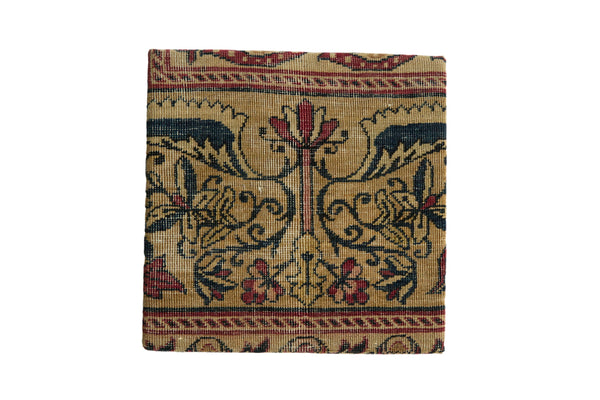 Decorative Cork Board Antique Kerman Rug Fragment Art // ONH Item AS13051A1108Z