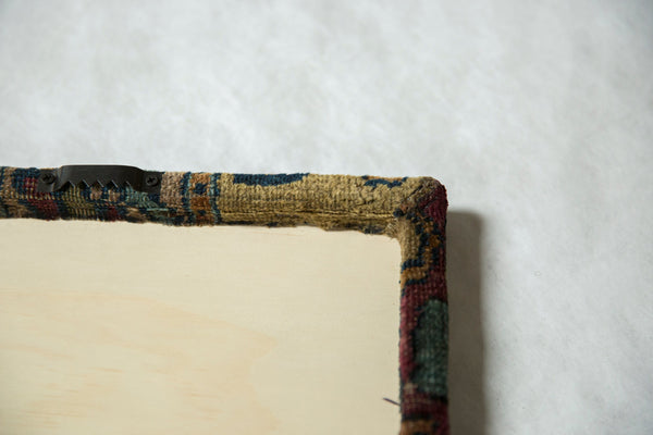 Decorative Cork Board Antique Kerman Rug Fragment Art // ONH Item AS13052A1117Z, Image 3