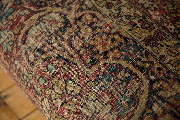 Antique Persian Kerman Rug Ottoman Coffee Table // ONH Item AS8097A1105Z, Image 8