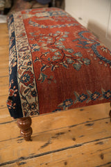 Reclaimed Vintage Persian Rug Ottoman Coffee Table