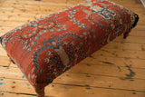 Reclaimed Vintage Persian Rug Ottoman Coffee Table