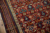 4x5 Antique Caucasian Square Rug