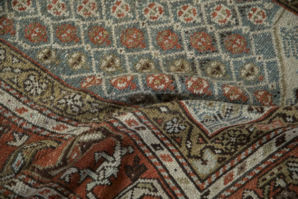 Vintage Distressed Kurd Square Rug // ONH Item: ct001404, Image 8