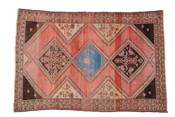 4x6.5 Vintage Fine Distressed Malayer Rug