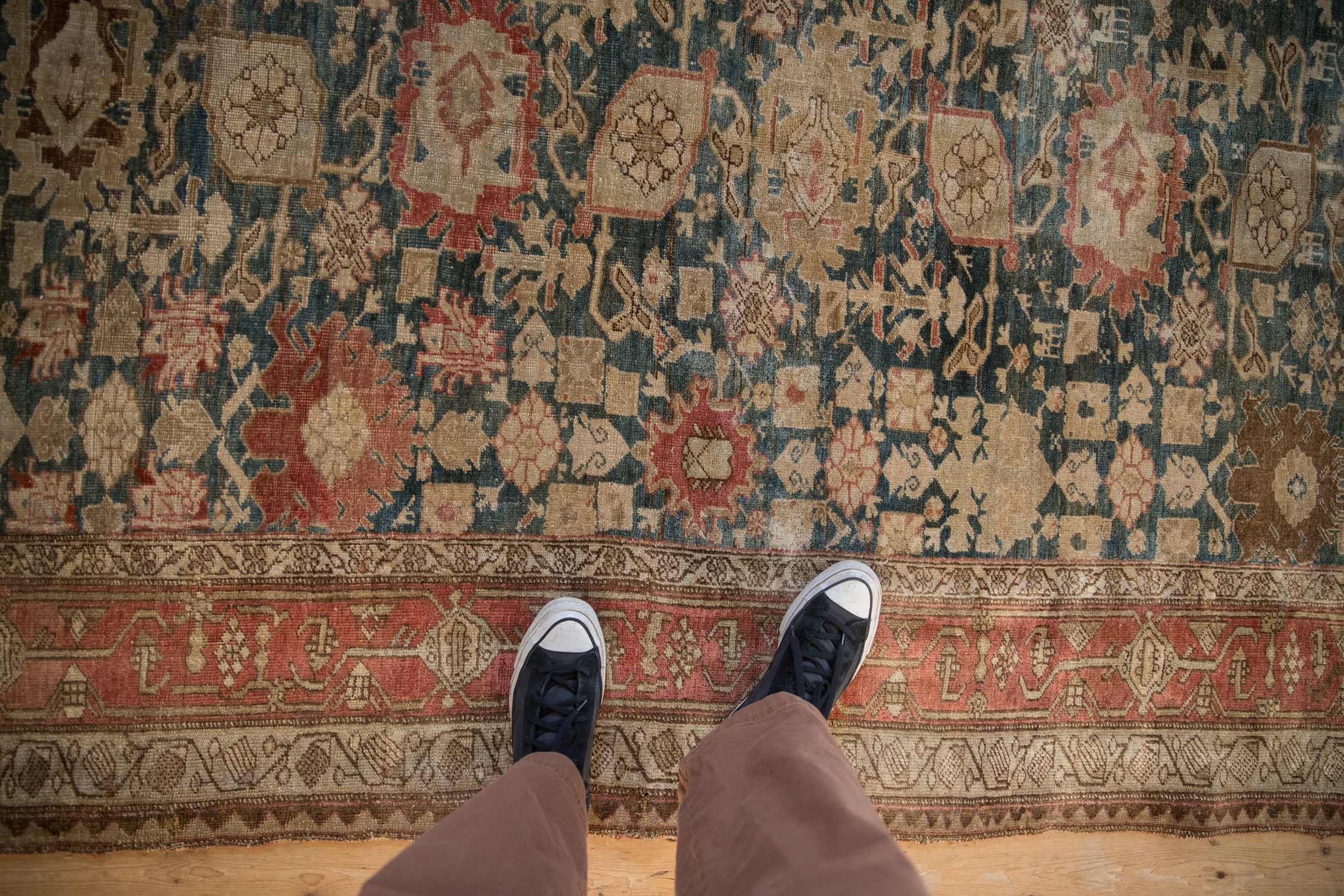 Antique Fine Distressed Bijar Rug Runner // ONH Item: ct001580, Image 1