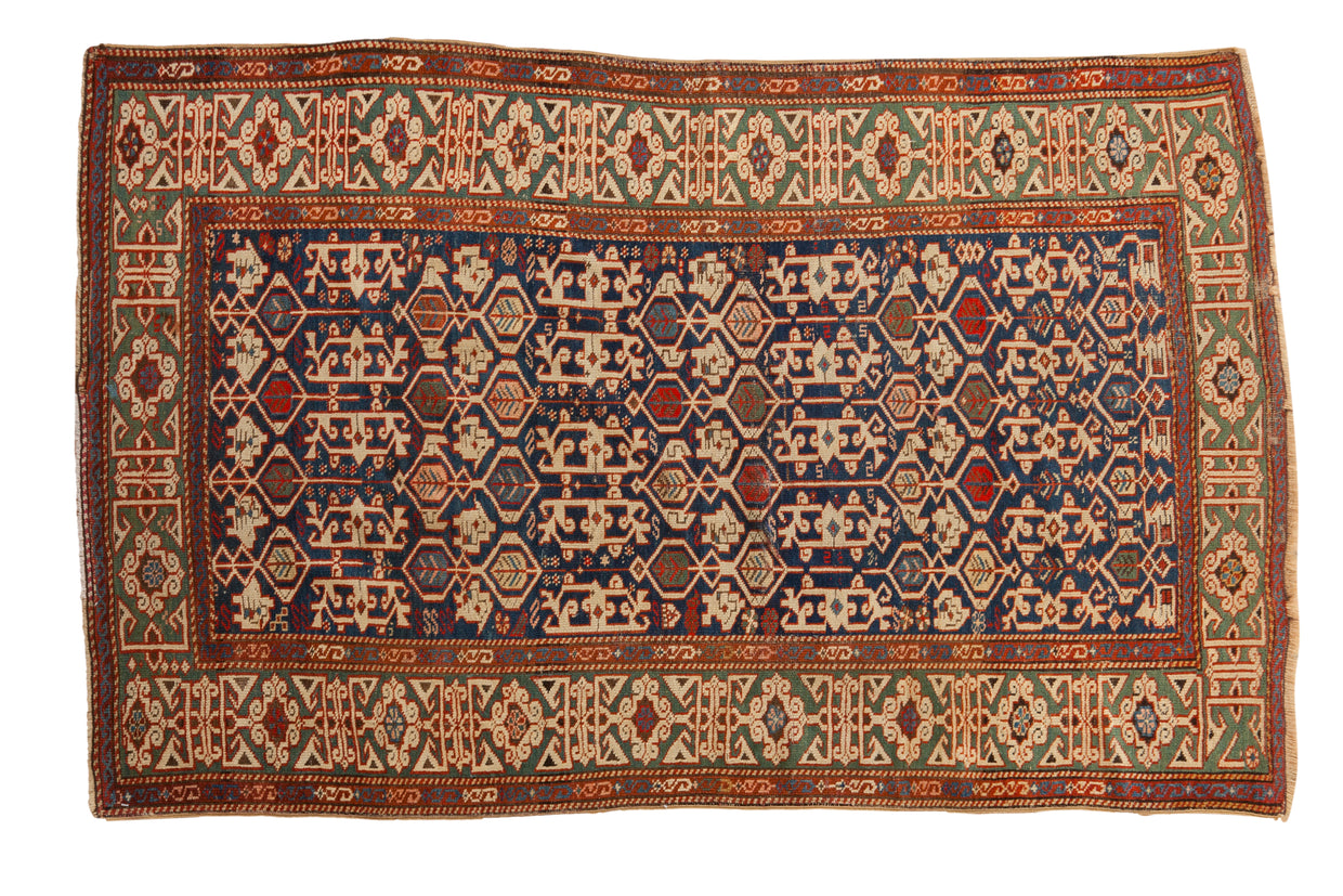 3.5x6 Antique Caucasian Rug