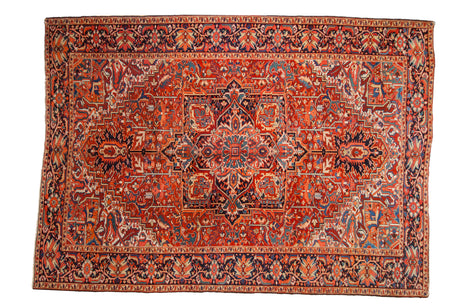 8x11.5 Vintage Heriz Carpet