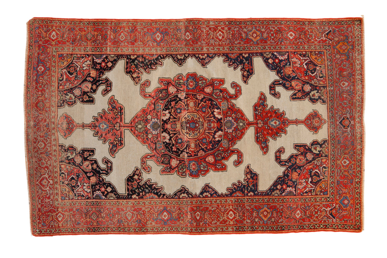 4x6.5 Antique Fine Fereghan Rug