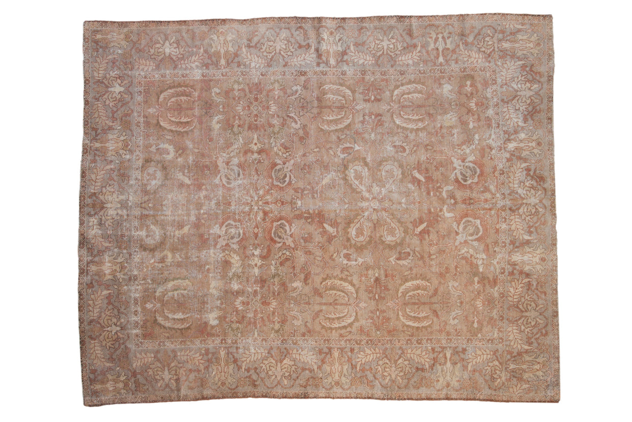 7x8.5 Antique Distressed Sultanabad Carpet