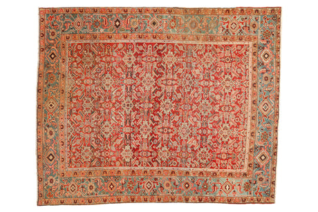 4.5x6 Antique Heriz Rug