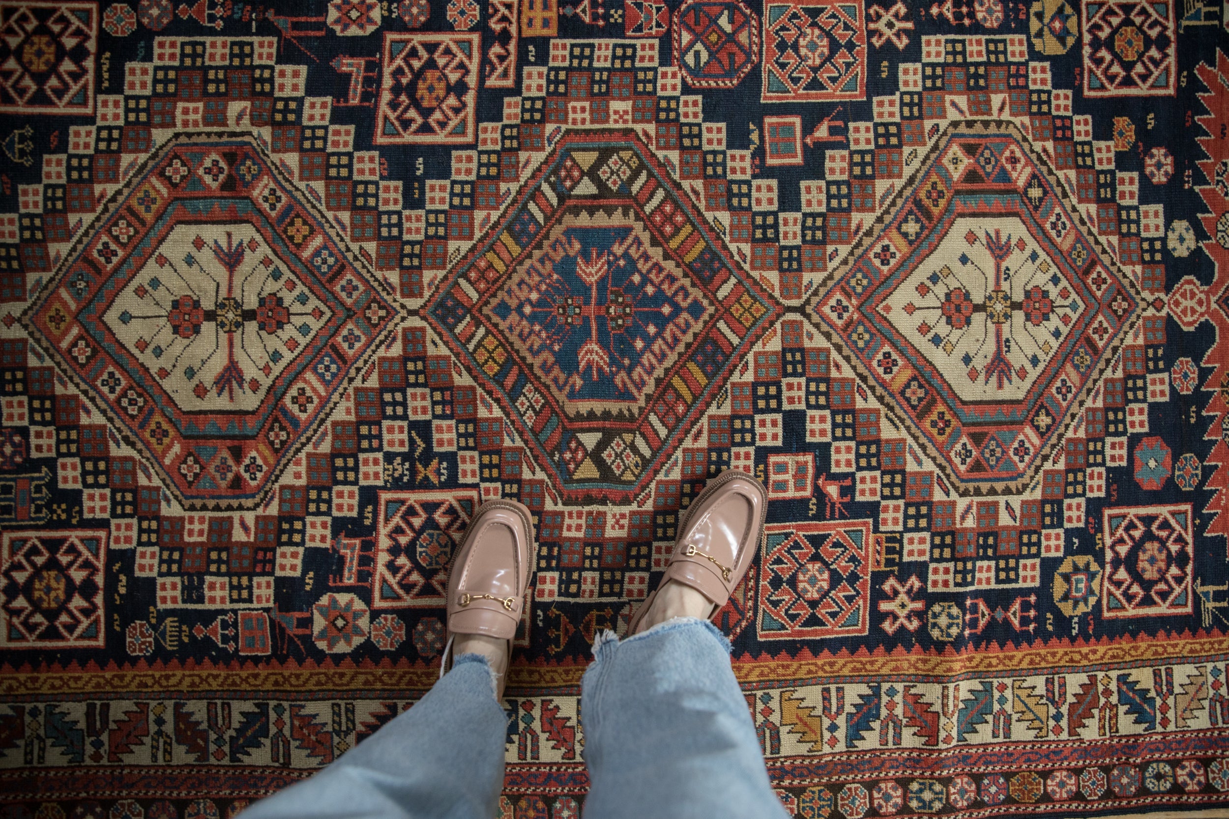Antique Caucasian Rug Runner // ONH Item: ct001734, Image 1