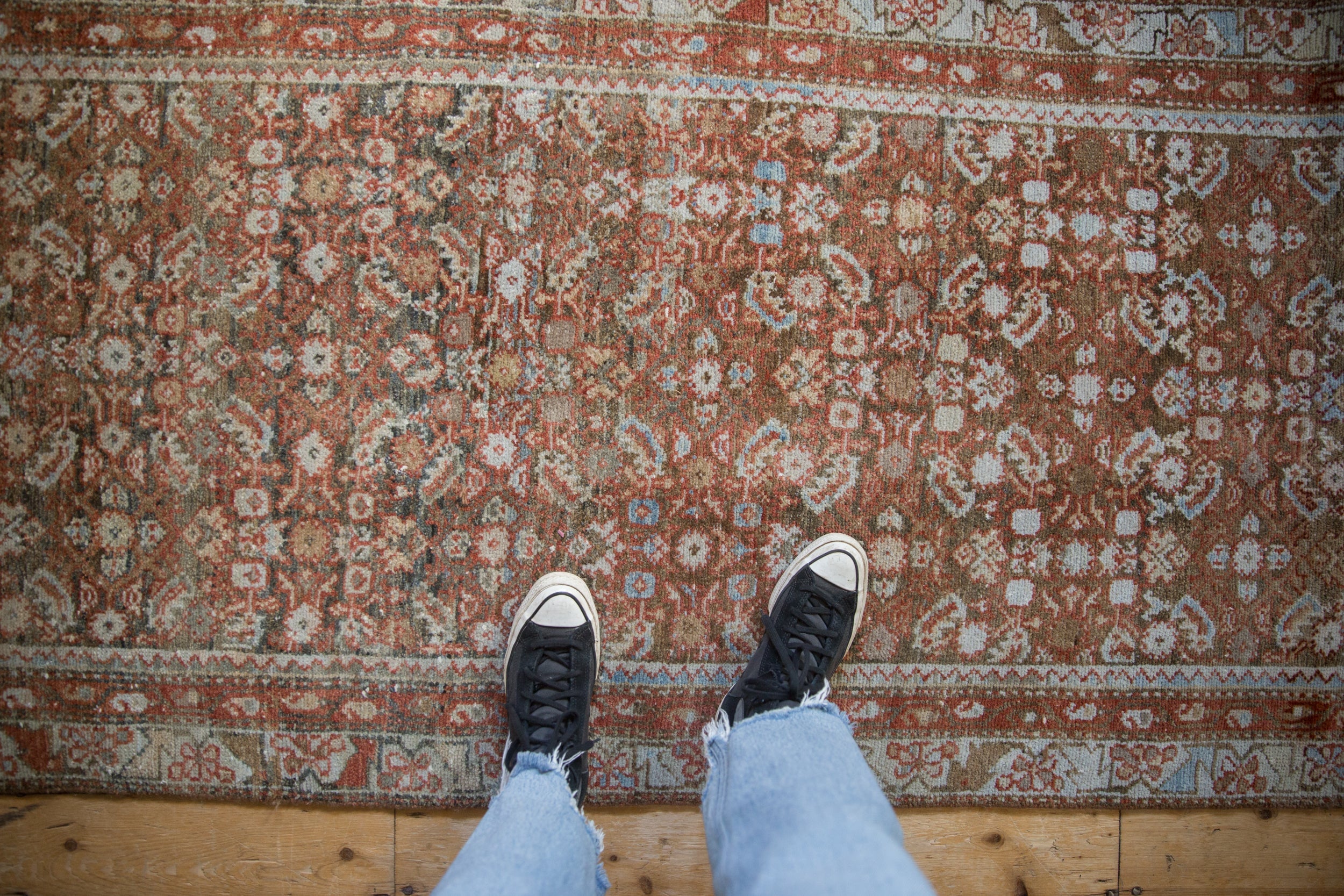 Vintage Distressed Northwest Persian Rug Runner // ONH Item: ct001744, Image 1