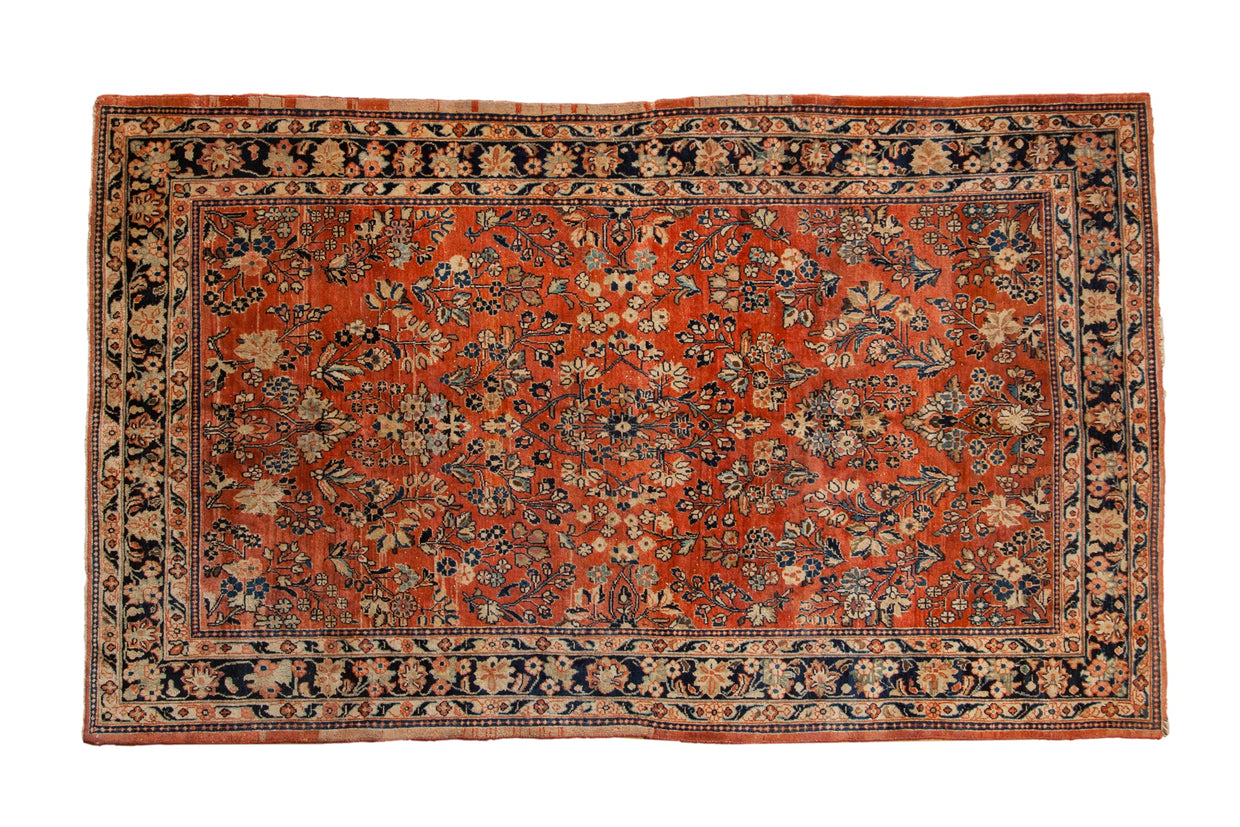 5x8.5 Vintage Sarouk Carpet