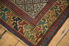 4x9 Antique Caucasian Rug Runner