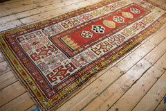 3.5x10 Antique Kazak Rug Runner