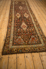 3x11 Antique Kurdish Hamadan Rug Runner