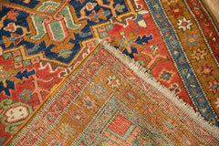 3.5x11 Antique Heriz Rug Runner