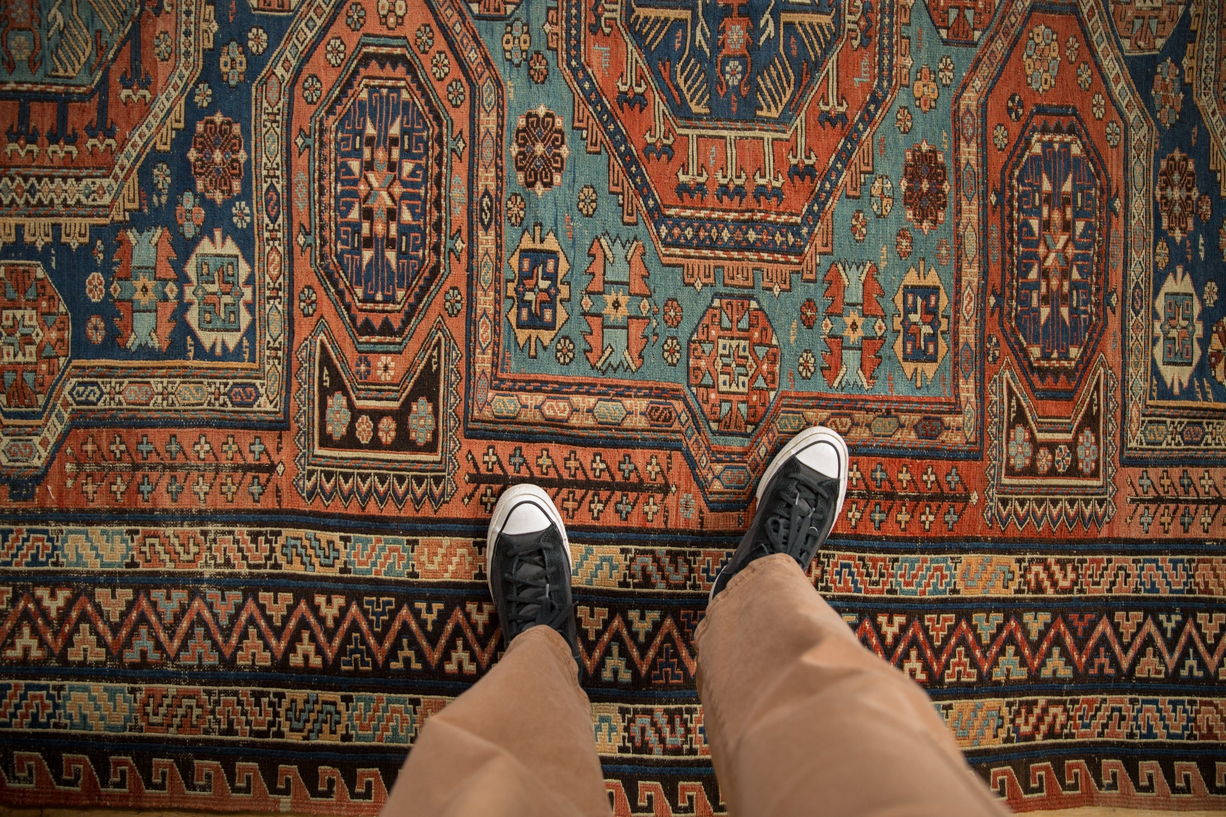 Antique Soumac Design Carpet // ONH Item: ct001760, Image 1