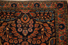 2.5x5 Vintage Sarouk Rug Runner