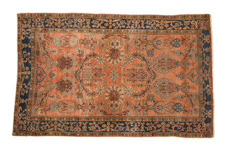 4x6.5 Antique Mohajeran Sarouk Rug