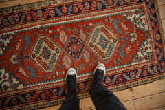 3x6 Vintage Heriz Rug Runner