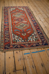 3x6 Vintage Heriz Rug Runner