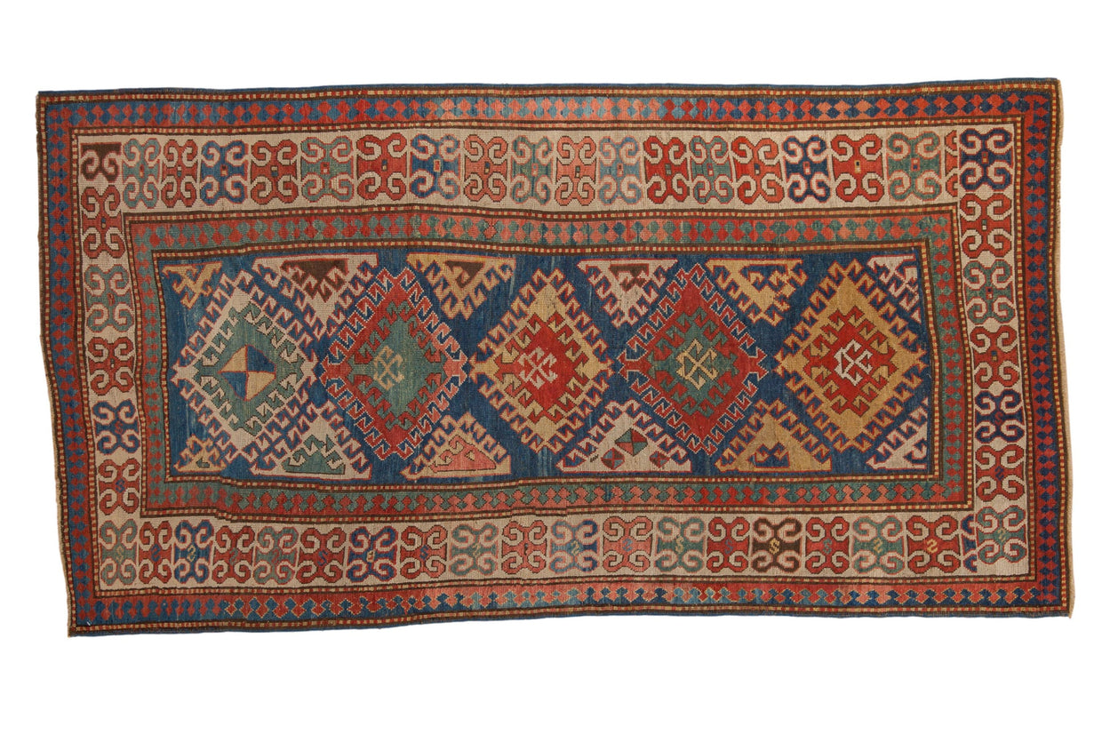 4.5x8.5 Antique Kazak Rug