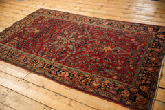 4.5x7 Vintage Sarouk Rug