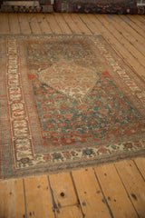 4.5x7.5 Antique Distressed Bijar Rug