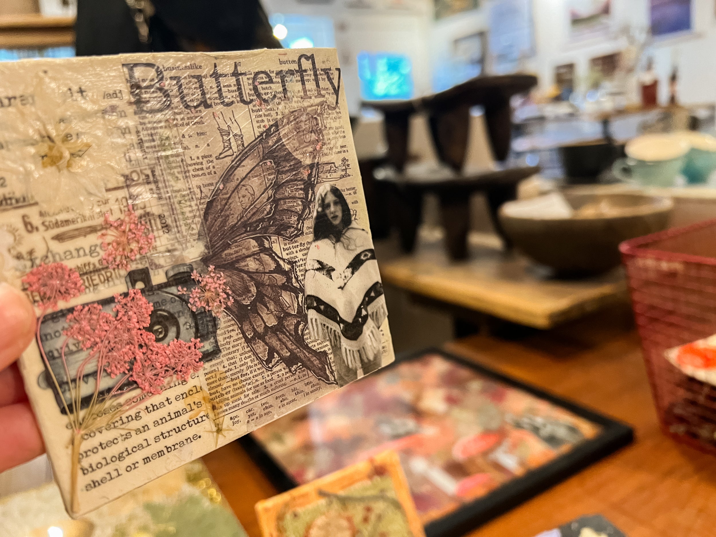 Lillian Shad "Butterfly" Original Art // ONH Item ct001792, Image 1