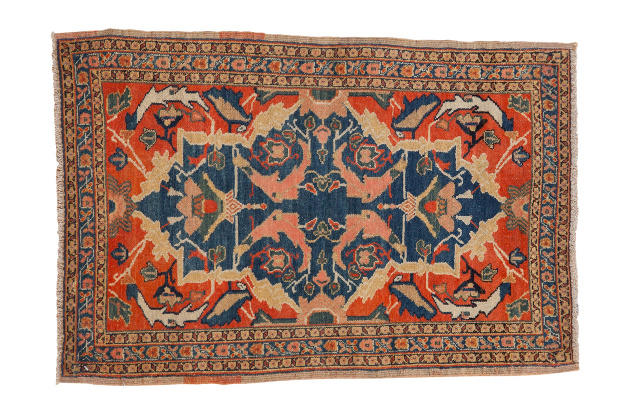 Antique Senneh Rug Mat // ONH Item: ct001799