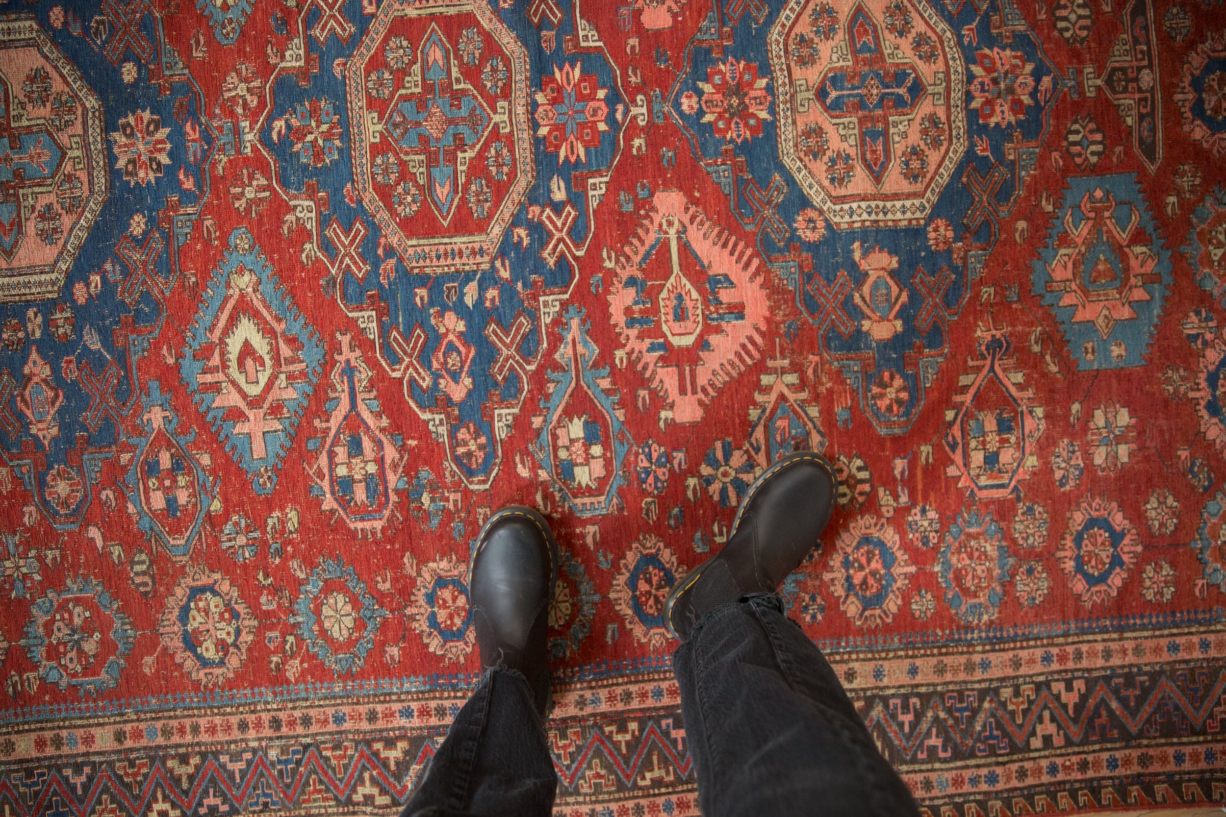 Antique Caucasian Soumac Carpet // ONH Item: ct001801, Image 1