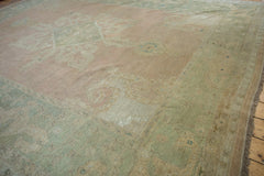 9x11.5 Vintage Distressed Oushak Carpet // ONH Item ct001815, Image 5