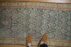 2.5x9.5 Antique Distressed Kurdish Hamadan Rug Runner // ONH Item ct001820, Image 1